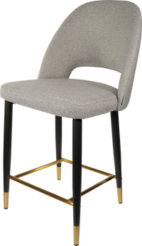 Durafurn Semifreddo Counter Stool - Black Metal 650h Legs-Elite Office Furniture
