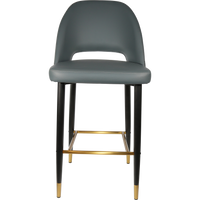Durafurn Semifreddo Stool - Black Metal 750h Legs-Elite Office Furniture
