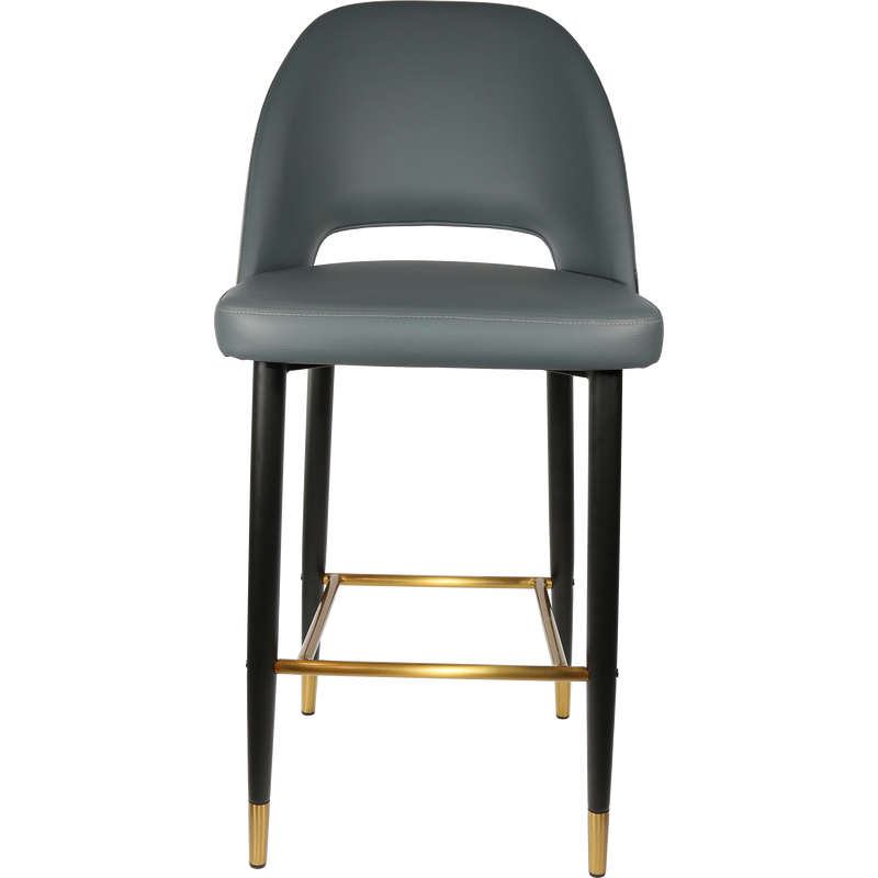 Durafurn Semifreddo Stool - Black Metal 750h Legs-Elite Office Furniture