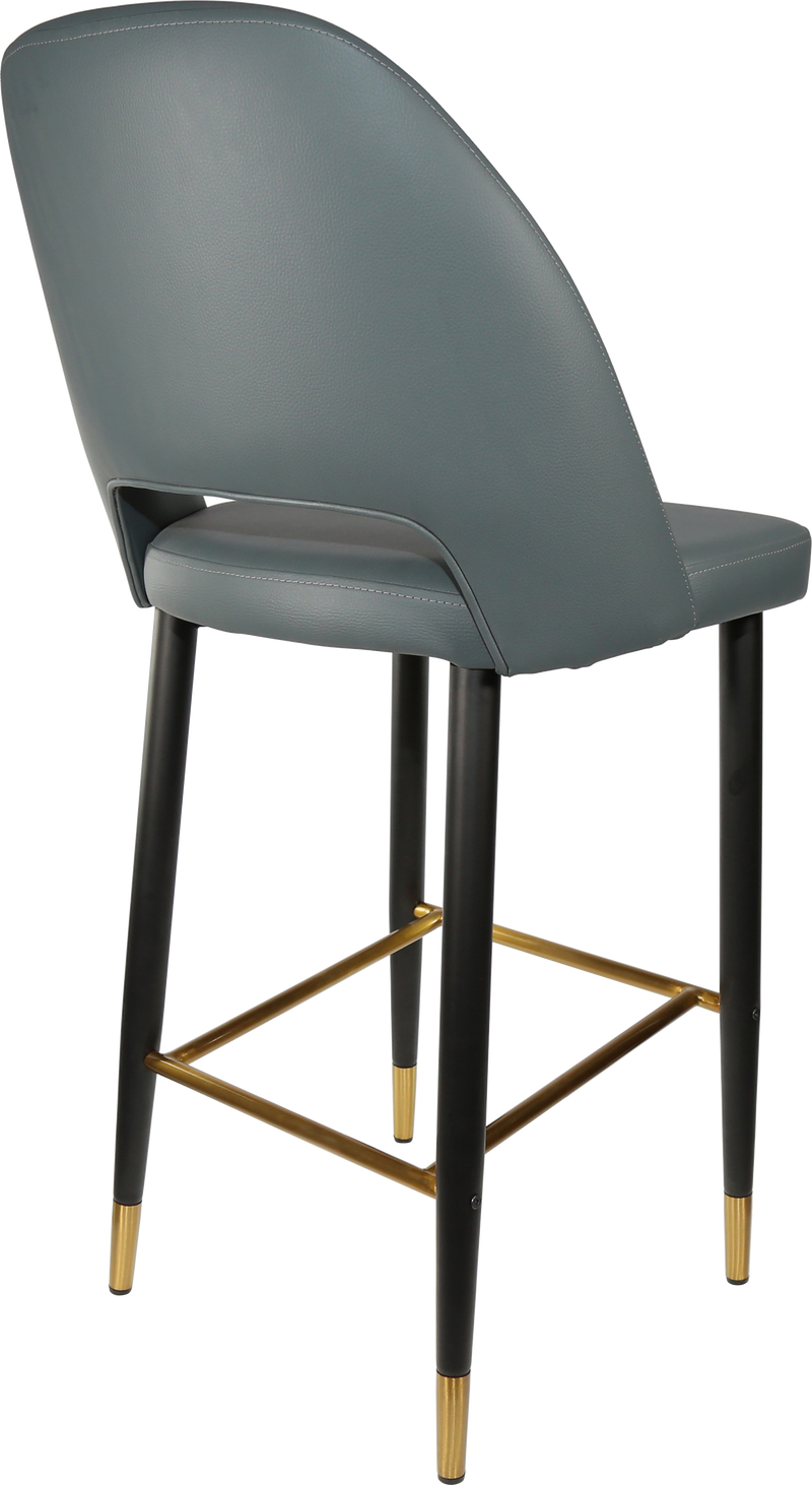 Durafurn Semifreddo Stool - Black Metal 750h Legs-Elite Office Furniture