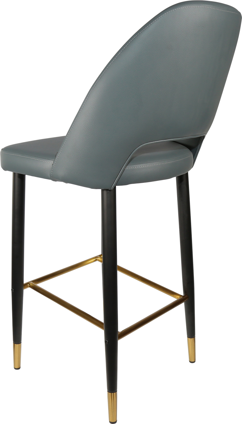 Durafurn Semifreddo Stool - Black Metal 750h Legs-Elite Office Furniture