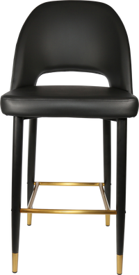 Durafurn Semifreddo Stool - Black Metal 750h Legs-Elite Office Furniture