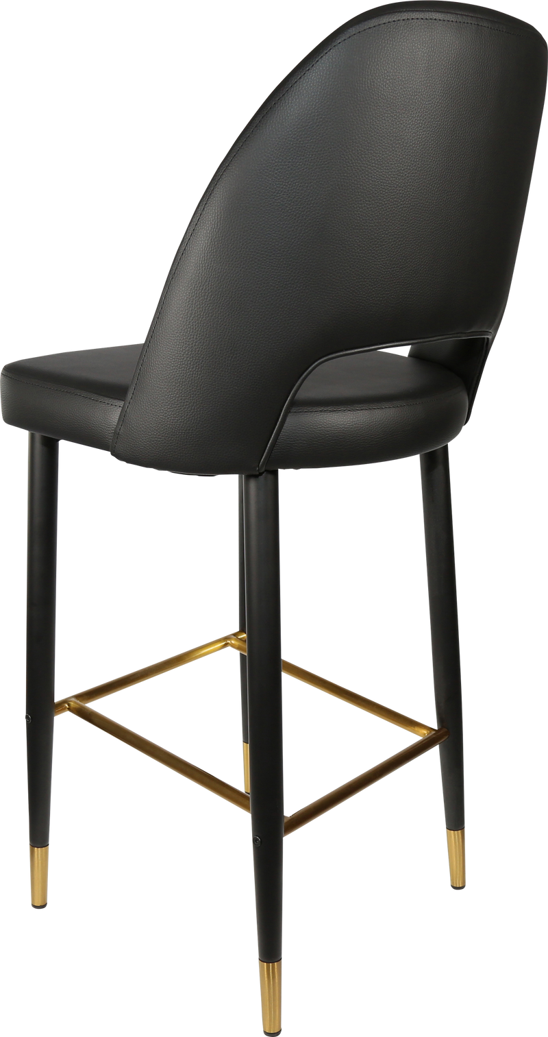 Durafurn Semifreddo Stool - Black Metal 750h Legs-Elite Office Furniture