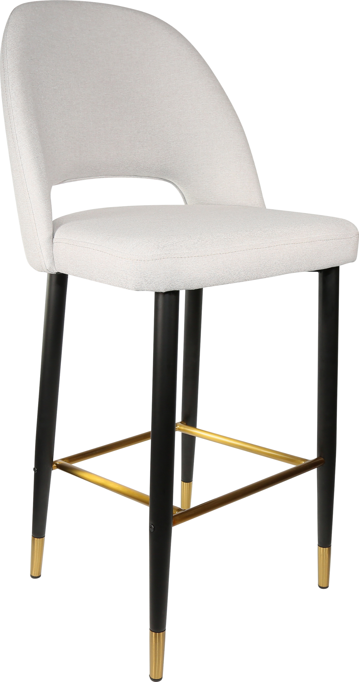 Durafurn Semifreddo Stool - Black Metal 750h Legs-Elite Office Furniture