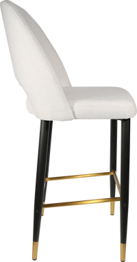Durafurn Semifreddo Stool - Black Metal 750h Legs-Elite Office Furniture