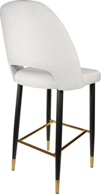 Durafurn Semifreddo Stool - Black Metal 750h Legs-Elite Office Furniture