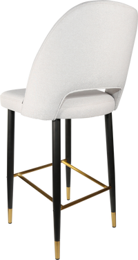 Durafurn Semifreddo Stool - Black Metal 750h Legs-Elite Office Furniture