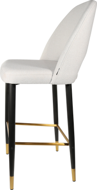Durafurn Semifreddo Stool - Black Metal 750h Legs-Elite Office Furniture