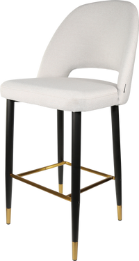 Durafurn Semifreddo Stool - Black Metal 750h Legs-Elite Office Furniture