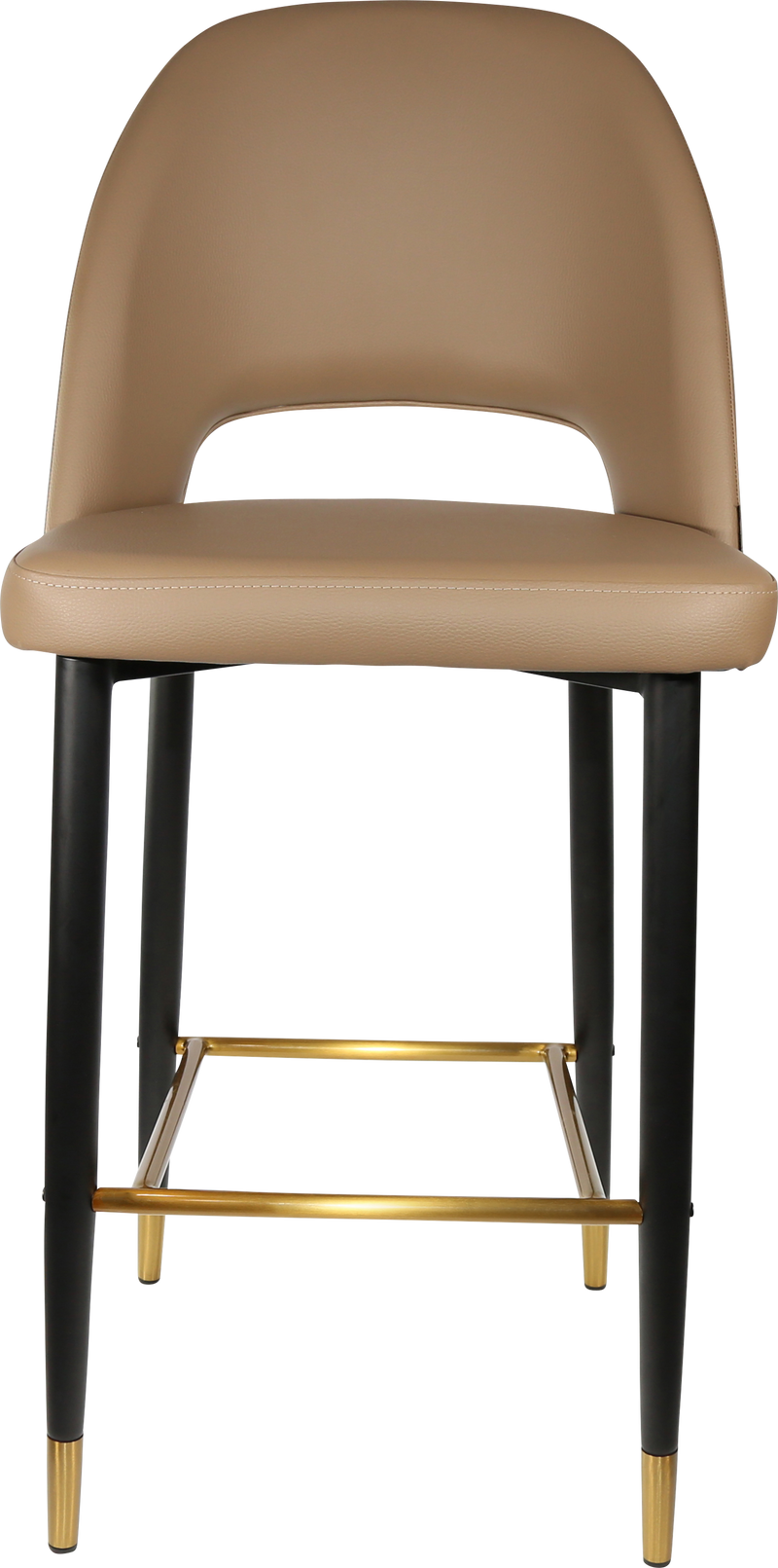 Durafurn Semifreddo Stool - Black Metal 750h Legs-Elite Office Furniture