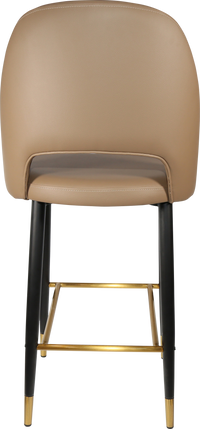 Durafurn Semifreddo Stool - Black Metal 750h Legs-Elite Office Furniture