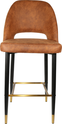 Durafurn Semifreddo Stool - Black Metal 750h Legs-Elite Office Furniture