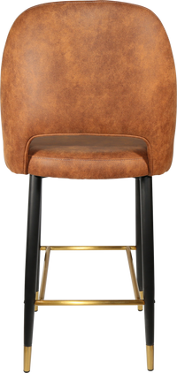 Durafurn Semifreddo Stool - Black Metal 750h Legs-Elite Office Furniture
