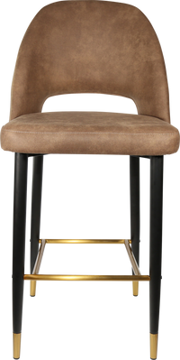 Durafurn Semifreddo Stool - Black Metal 750h Legs-Elite Office Furniture