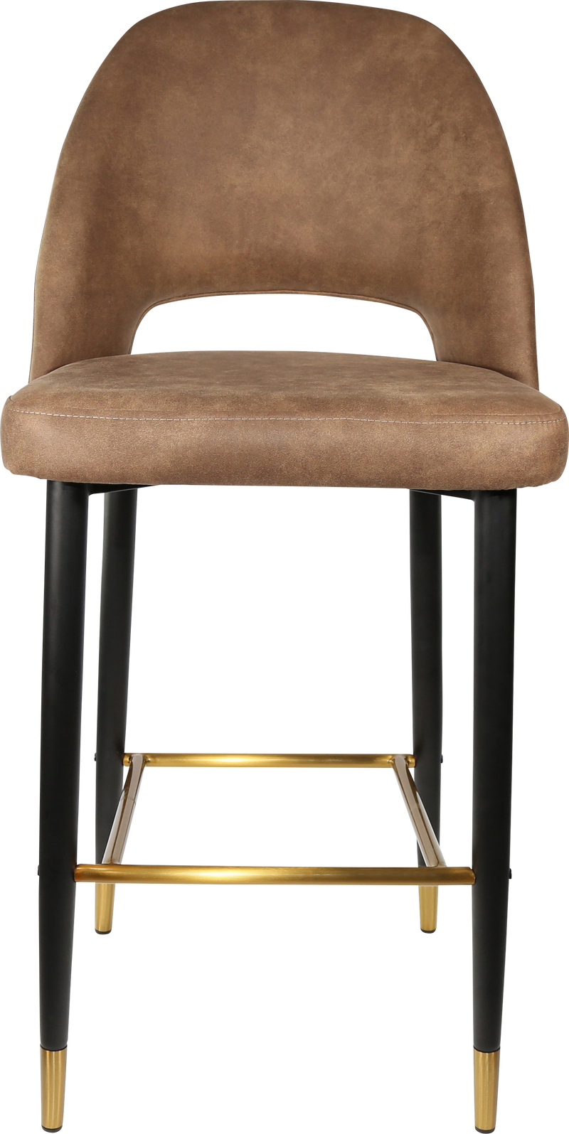 Durafurn Semifreddo Stool - Black Metal 750h Legs-Elite Office Furniture