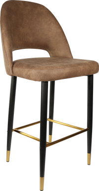 Durafurn Semifreddo Stool - Black Metal 750h Legs-Elite Office Furniture