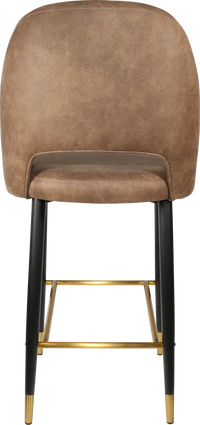Durafurn Semifreddo Stool - Black Metal 750h Legs-Elite Office Furniture