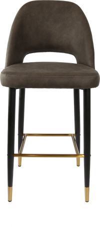 Durafurn Semifreddo Stool - Black Metal 750h Legs-Elite Office Furniture