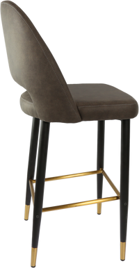 Durafurn Semifreddo Stool - Black Metal 750h Legs-Elite Office Furniture