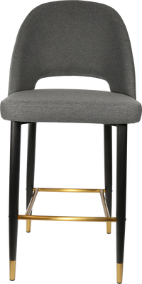 Durafurn Semifreddo Stool - Black Metal 750h Legs-Elite Office Furniture