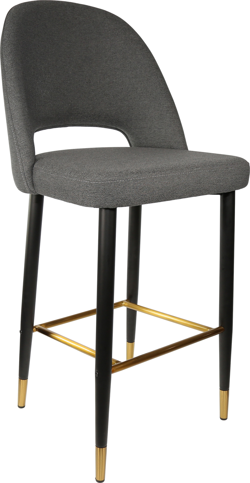 Durafurn Semifreddo Stool - Black Metal 750h Legs-Elite Office Furniture
