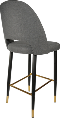 Durafurn Semifreddo Stool - Black Metal 750h Legs-Elite Office Furniture