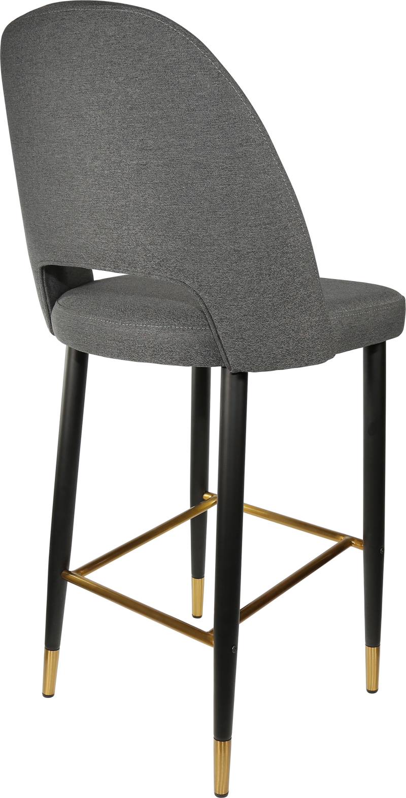 Durafurn Semifreddo Stool - Black Metal 750h Legs-Elite Office Furniture