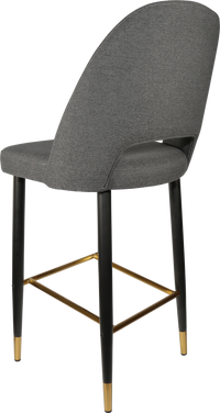Durafurn Semifreddo Stool - Black Metal 750h Legs-Elite Office Furniture