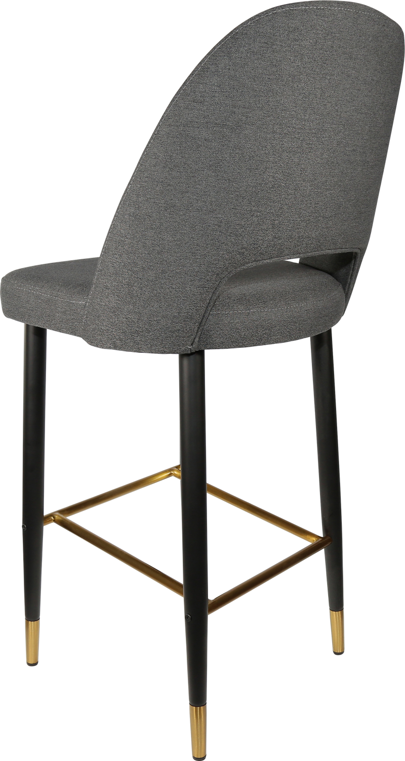 Durafurn Semifreddo Stool - Black Metal 750h Legs-Elite Office Furniture