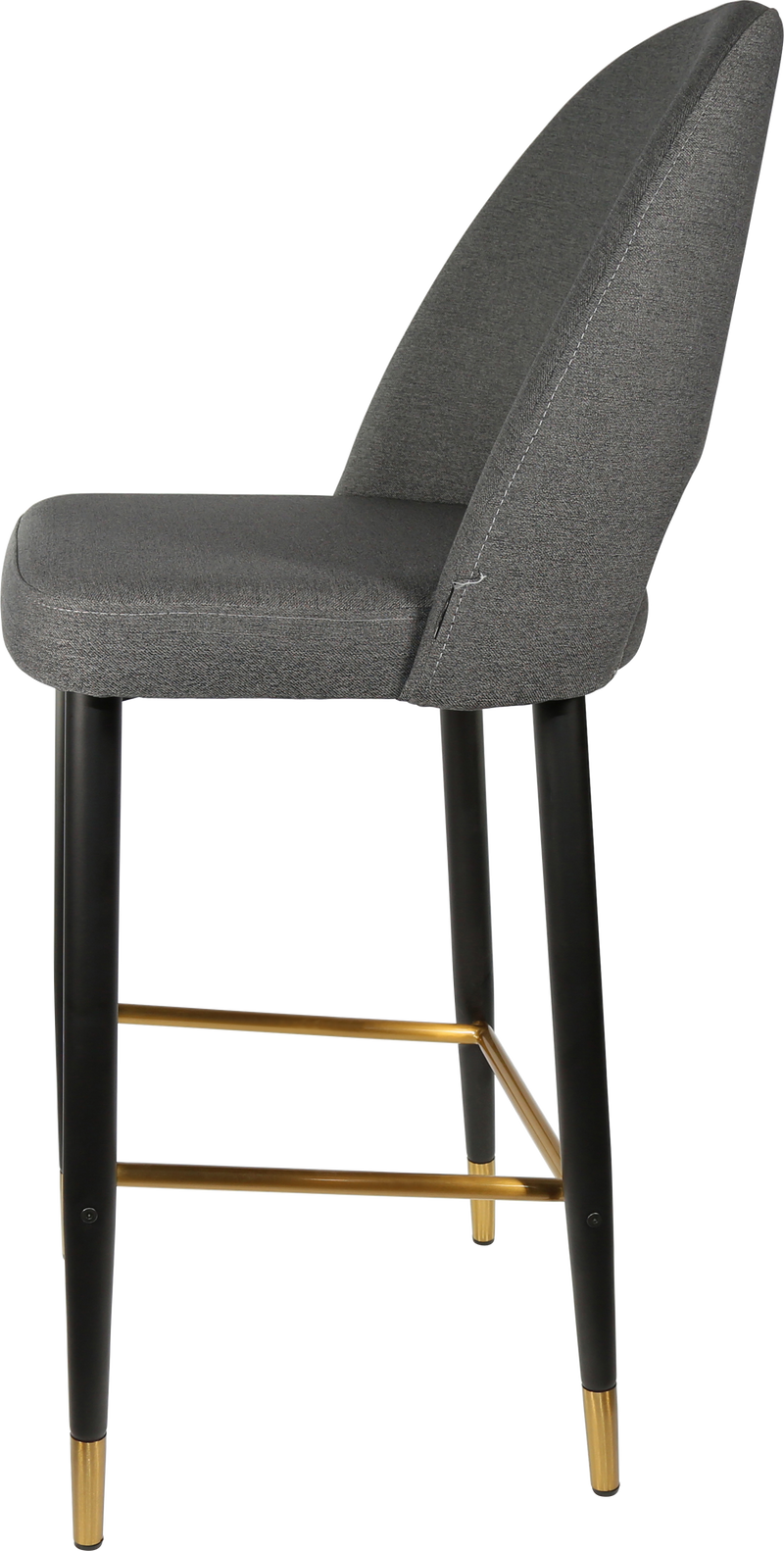 Durafurn Semifreddo Stool - Black Metal 750h Legs-Elite Office Furniture