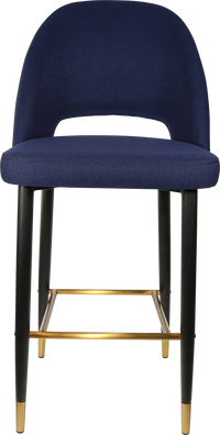 Durafurn Semifreddo Stool - Black Metal 750h Legs-Elite Office Furniture