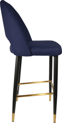 Durafurn Semifreddo Stool - Black Metal 750h Legs-Elite Office Furniture