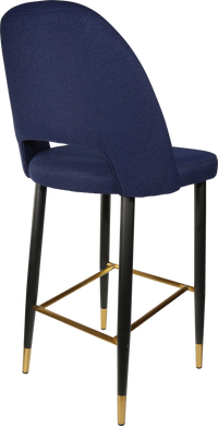 Durafurn Semifreddo Stool - Black Metal 750h Legs-Elite Office Furniture