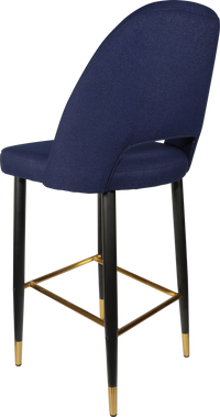 Durafurn Semifreddo Stool - Black Metal 750h Legs-Elite Office Furniture