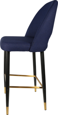 Durafurn Semifreddo Stool - Black Metal 750h Legs-Elite Office Furniture