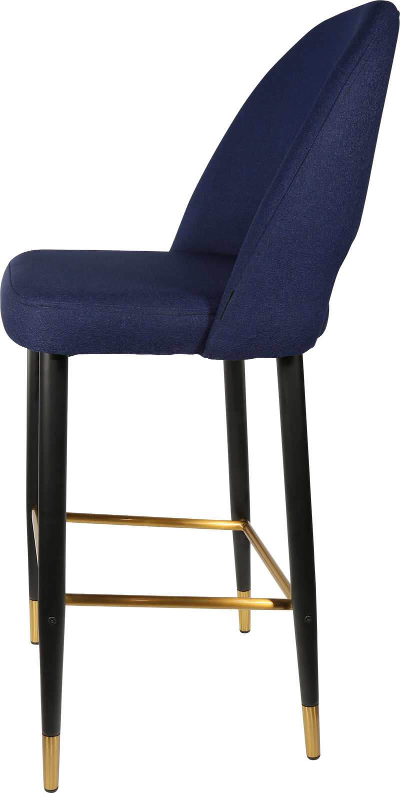 Durafurn Semifreddo Stool - Black Metal 750h Legs-Elite Office Furniture