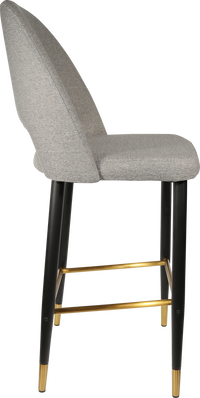 Durafurn Semifreddo Stool - Black Metal 750h Legs-Elite Office Furniture