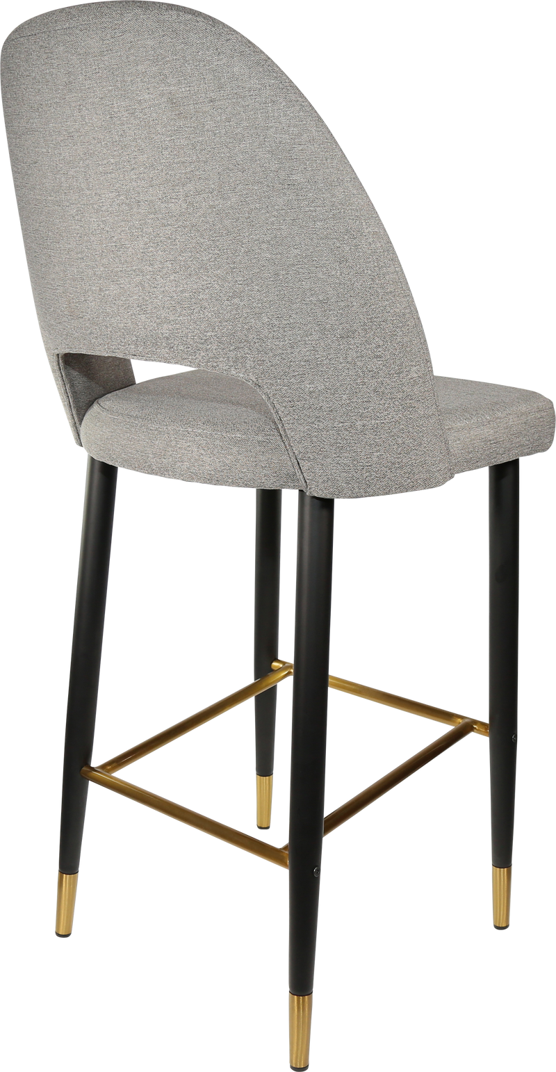 Durafurn Semifreddo Stool - Black Metal 750h Legs-Elite Office Furniture