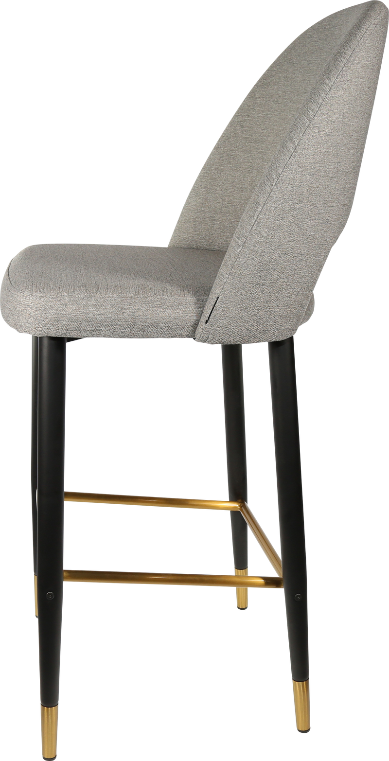 Durafurn Semifreddo Stool - Black Metal 750h Legs-Elite Office Furniture