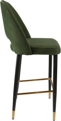 Durafurn Semifreddo Stool - Black Metal 750h Legs-Elite Office Furniture