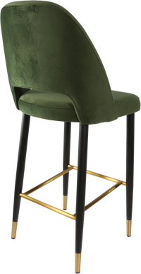 Durafurn Semifreddo Stool - Black Metal 750h Legs-Elite Office Furniture