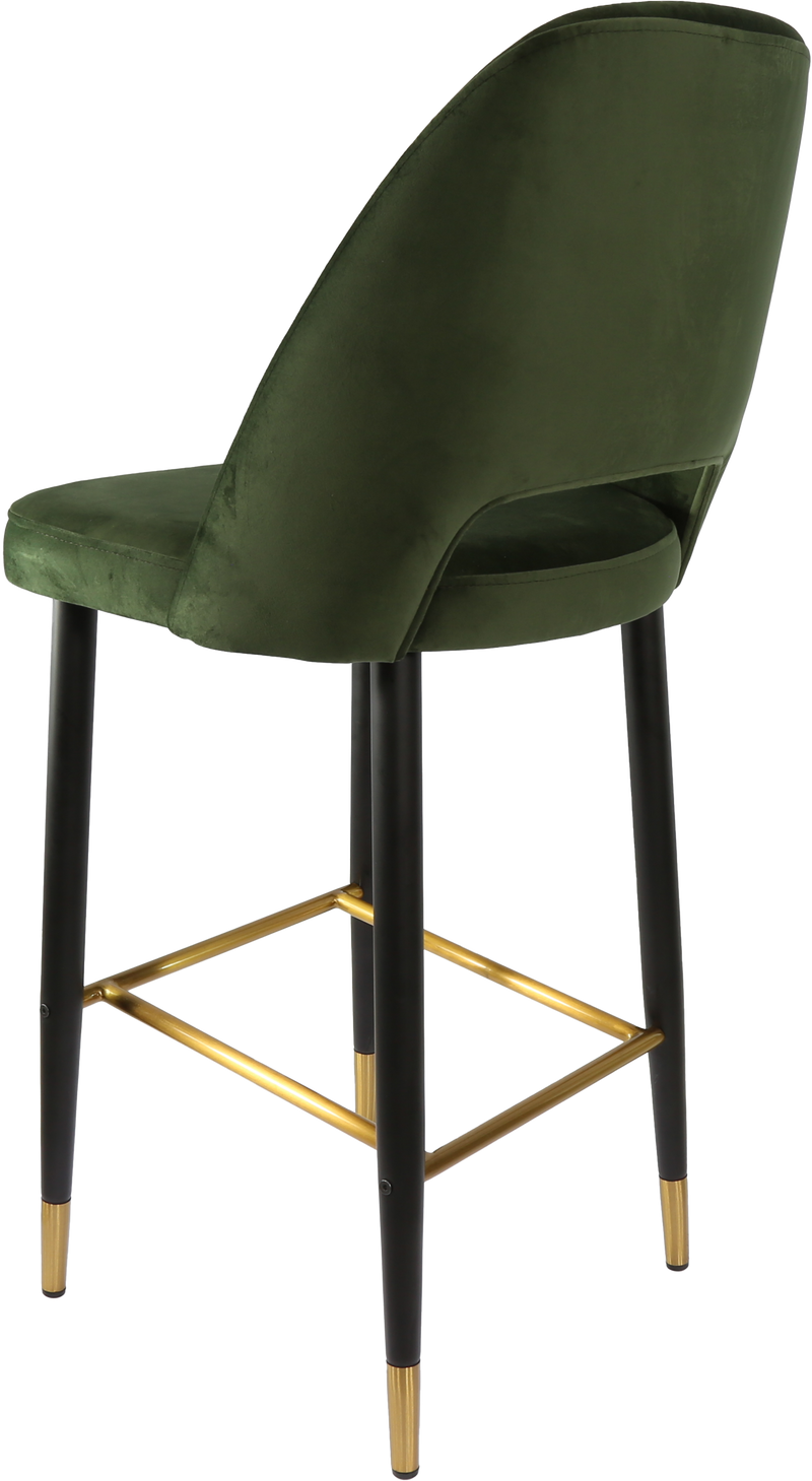 Durafurn Semifreddo Stool - Black Metal 750h Legs-Elite Office Furniture