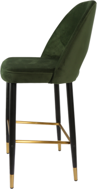 Durafurn Semifreddo Stool - Black Metal 750h Legs-Elite Office Furniture