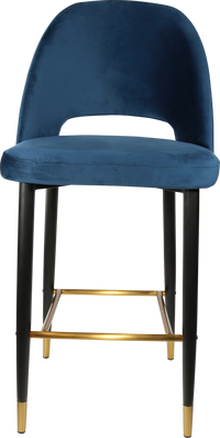 Durafurn Semifreddo Stool - Black Metal 750h Legs-Elite Office Furniture
