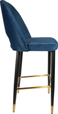 Durafurn Semifreddo Stool - Black Metal 750h Legs-Elite Office Furniture