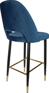 Durafurn Semifreddo Stool - Black Metal 750h Legs-Elite Office Furniture