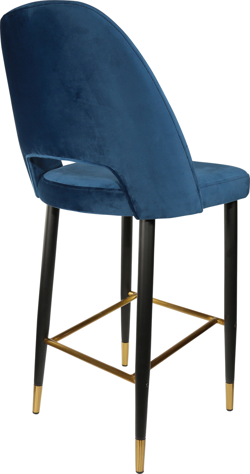 Durafurn Semifreddo Stool - Black Metal 750h Legs-Elite Office Furniture