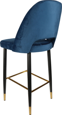 Durafurn Semifreddo Stool - Black Metal 750h Legs-Elite Office Furniture