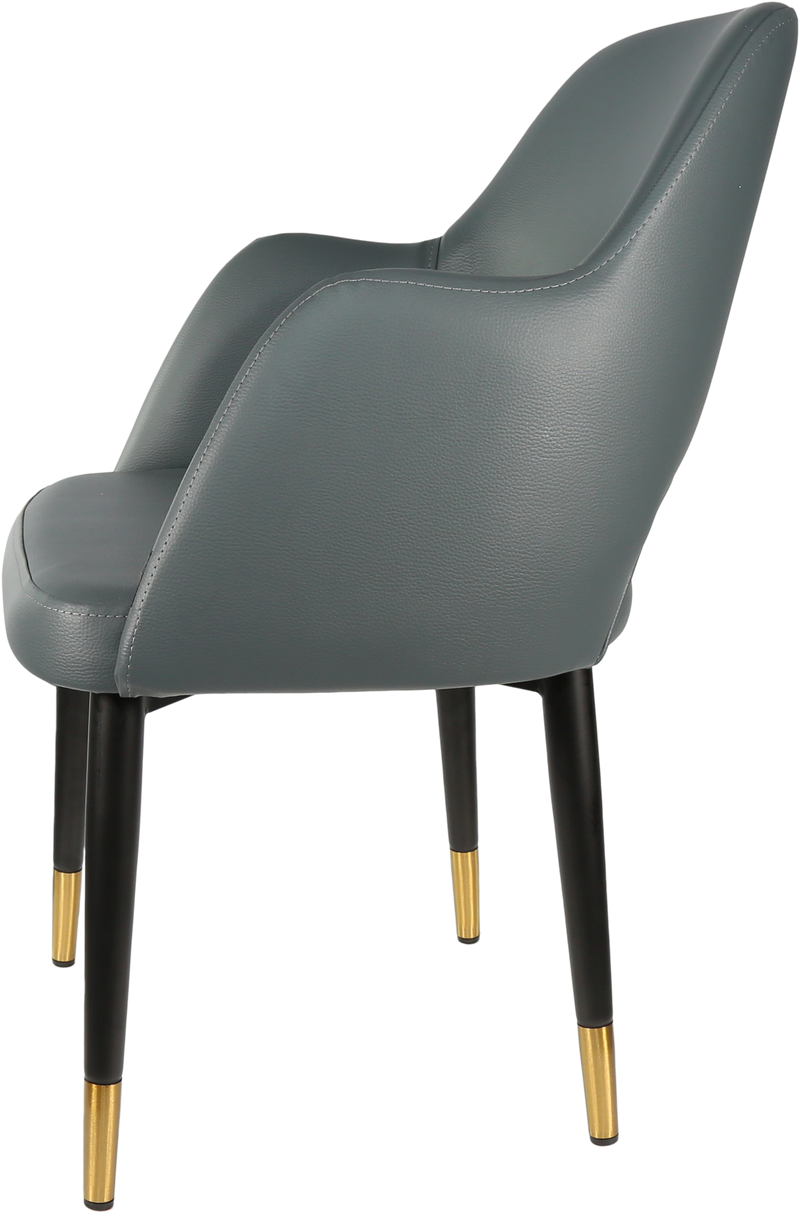 Durafurn Sorbet Chair with Black Metal 450h Legs