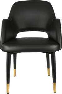 Durafurn Sorbet Chair with Black Metal 450h Legs